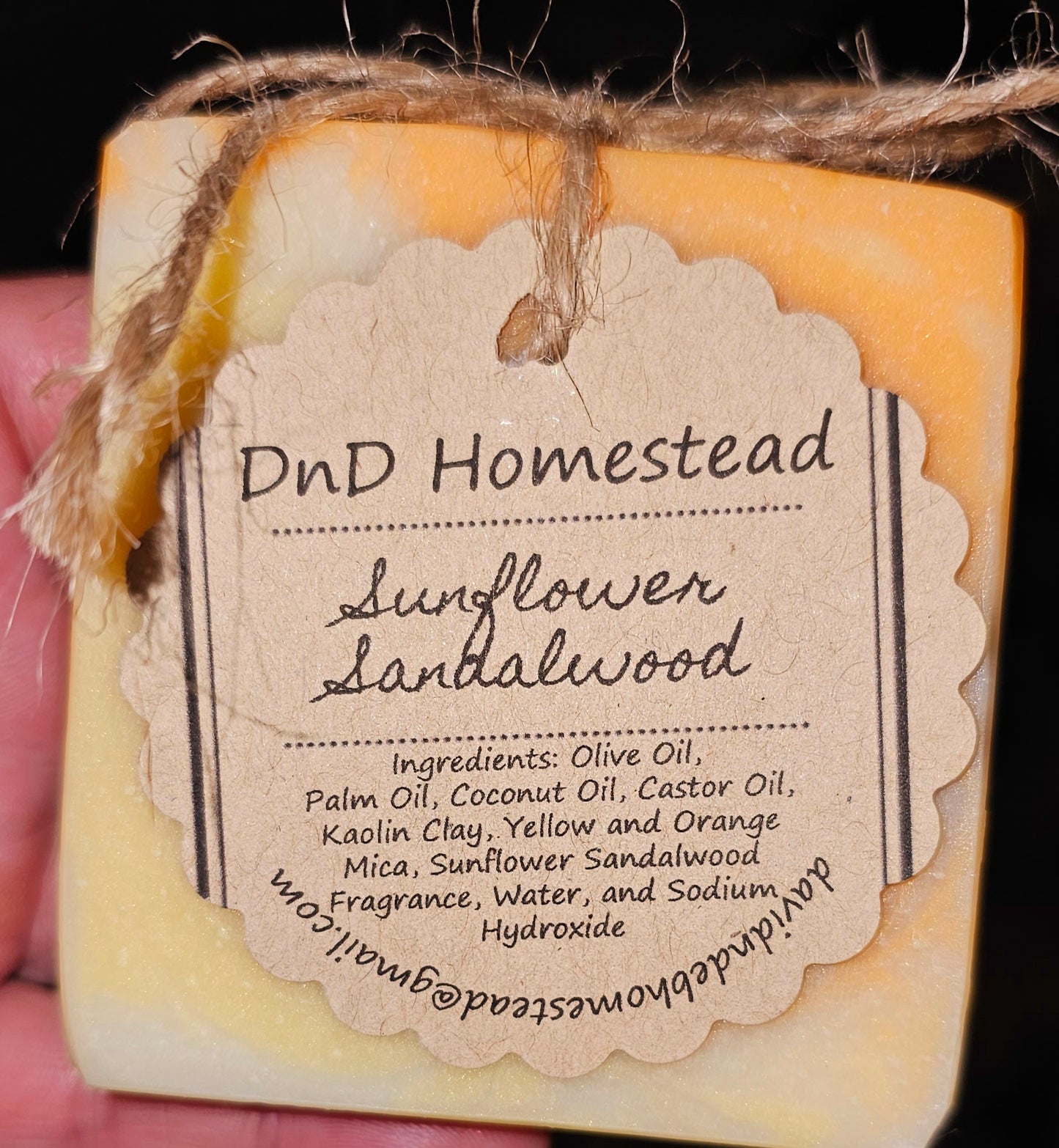 Sunflower Sandalwood Goat Milk Soap