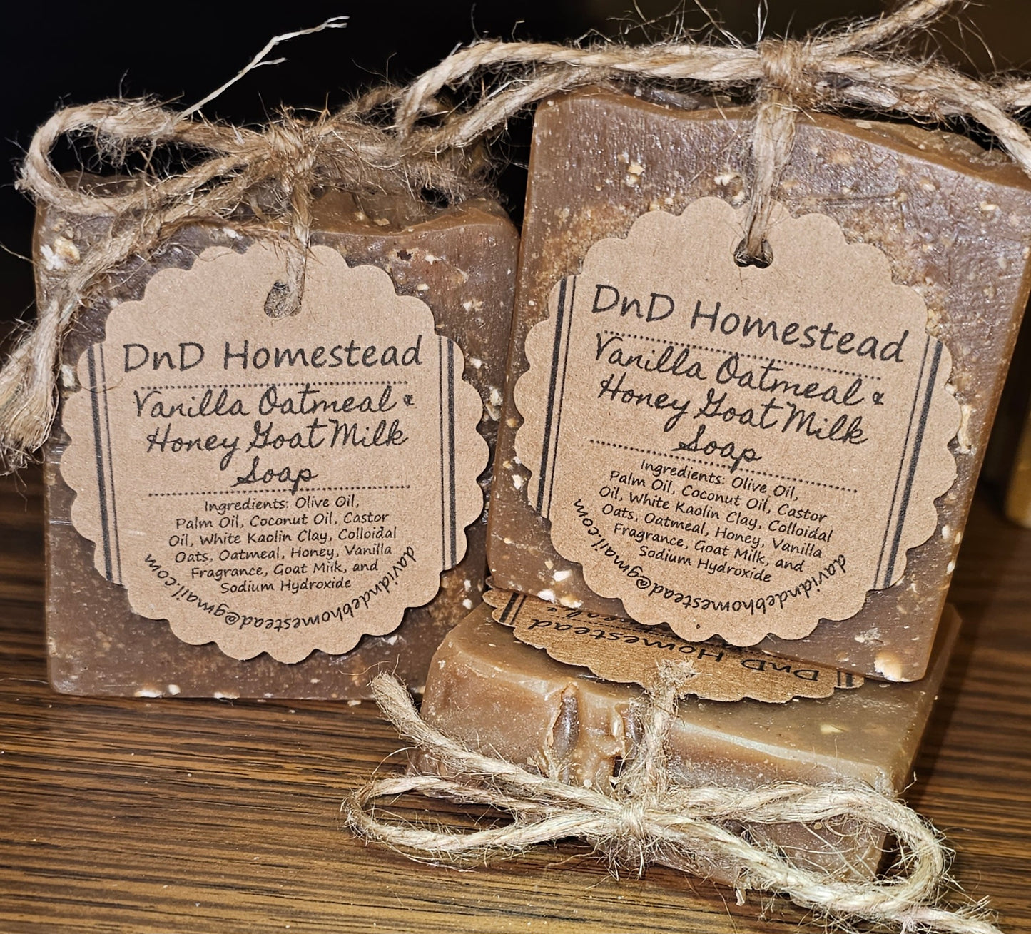 Vanilla Oatmeal and Honey Goat Milk Soap