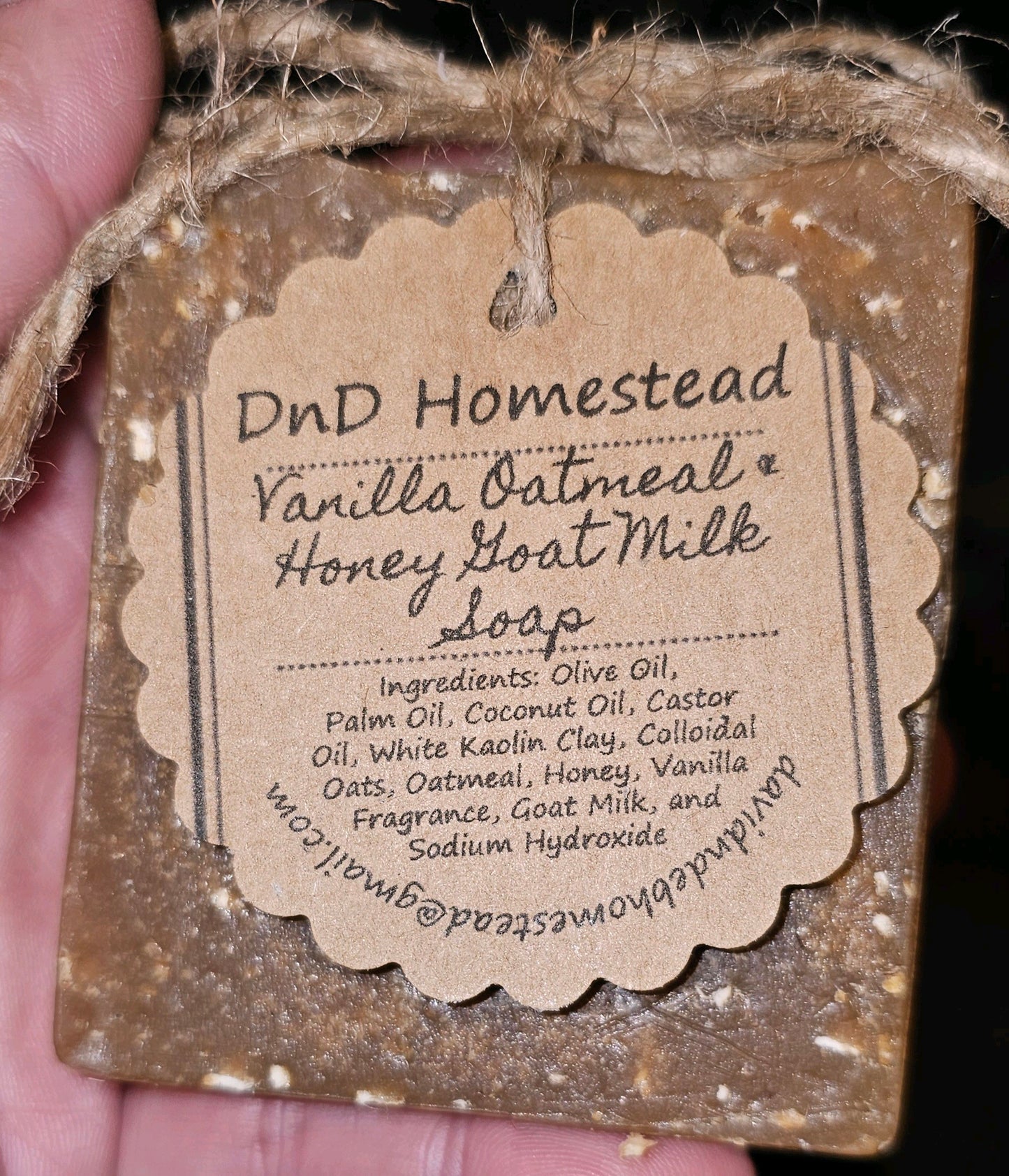 Vanilla Oatmeal and Honey Goat Milk Soap