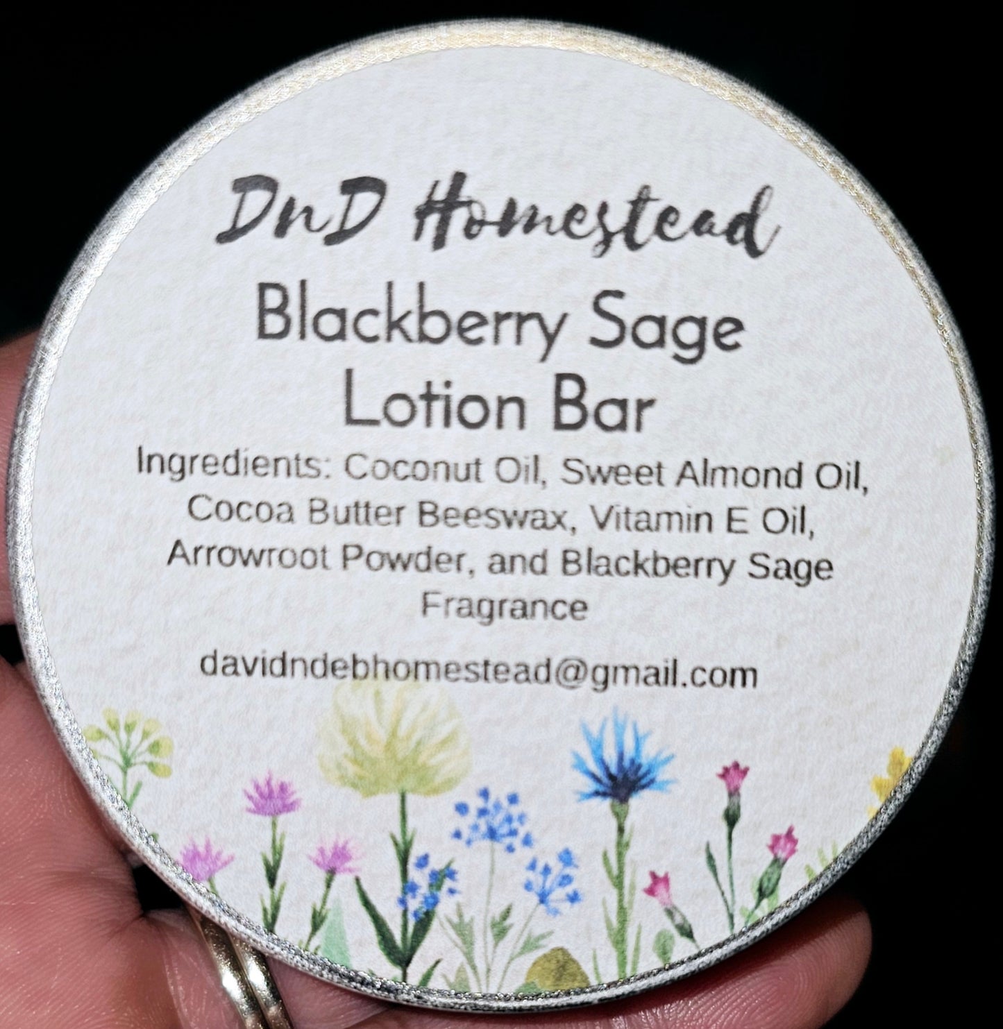 Blackberry Sage Lotion Bar