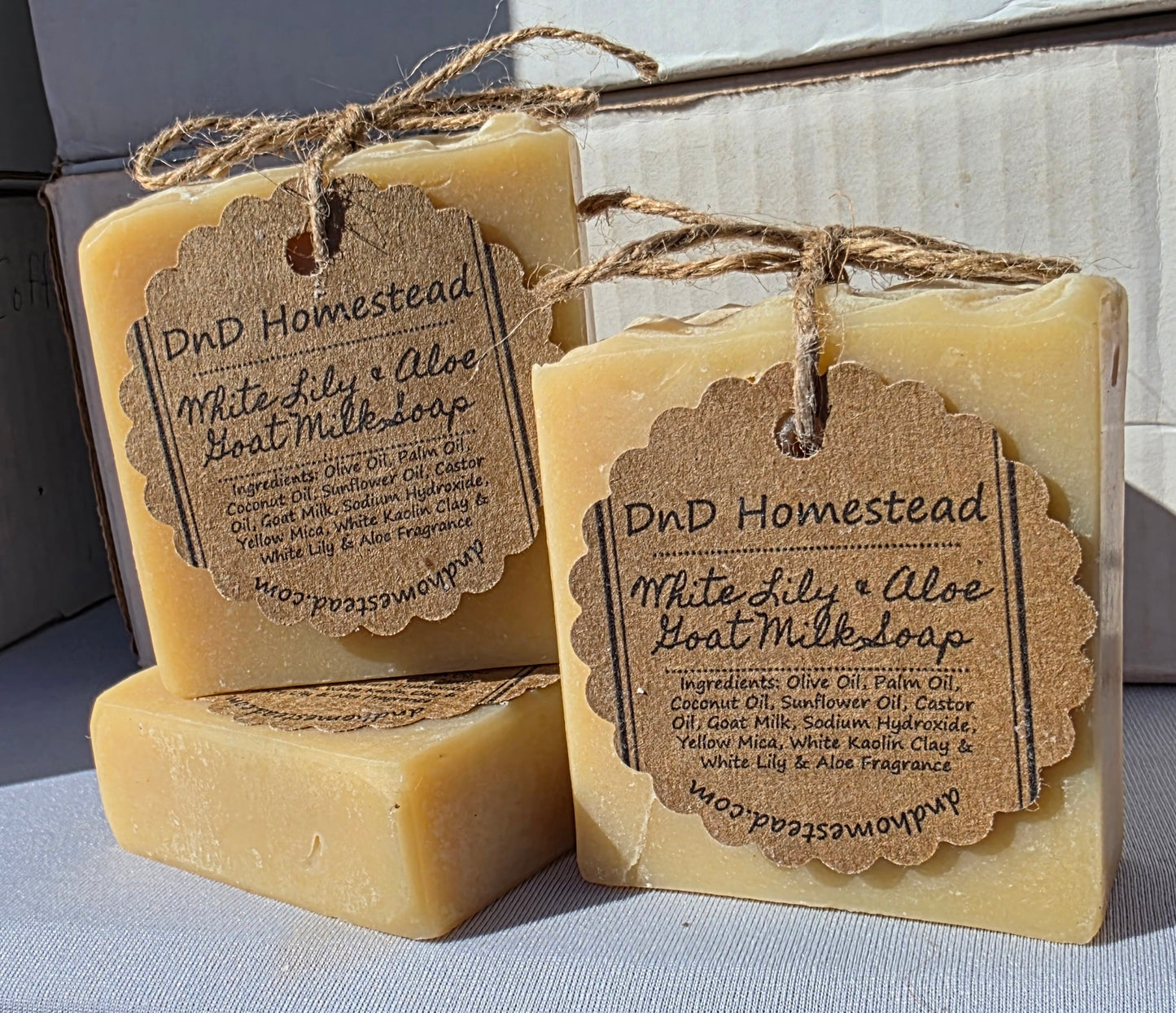 White Lily & Aloe Goat Milk Soap