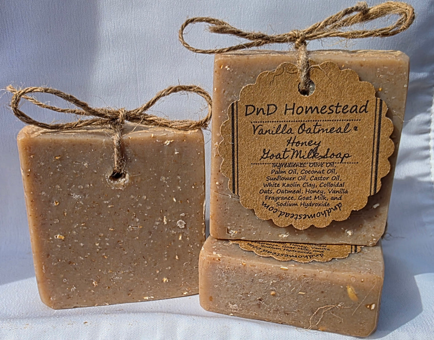 Vanilla Oatmeal and Honey Goat Milk Soap