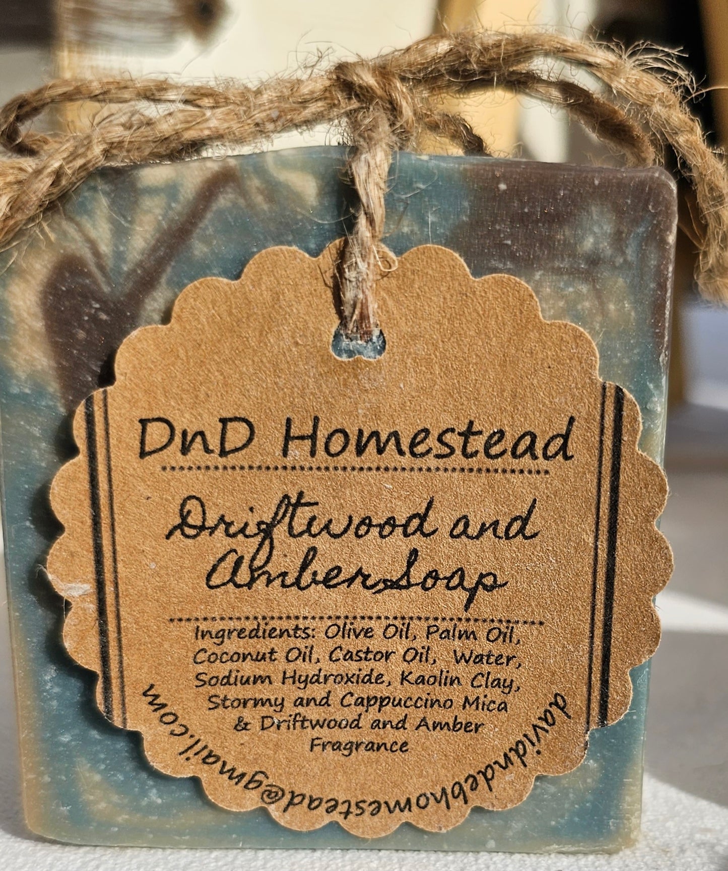 Driftwood & Amber Soap