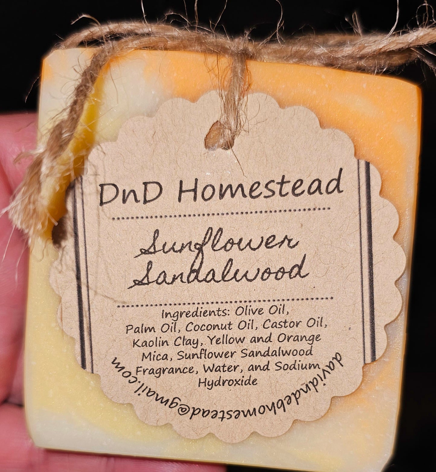 Sunflower Sandalwood Soap