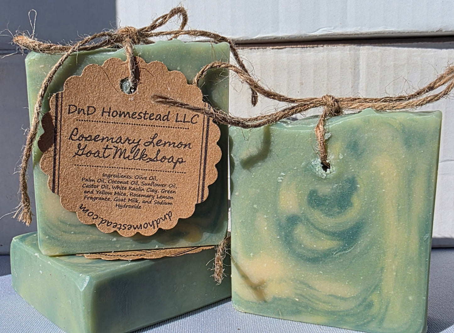 Rosemary Lemon Goat Milk Soap
