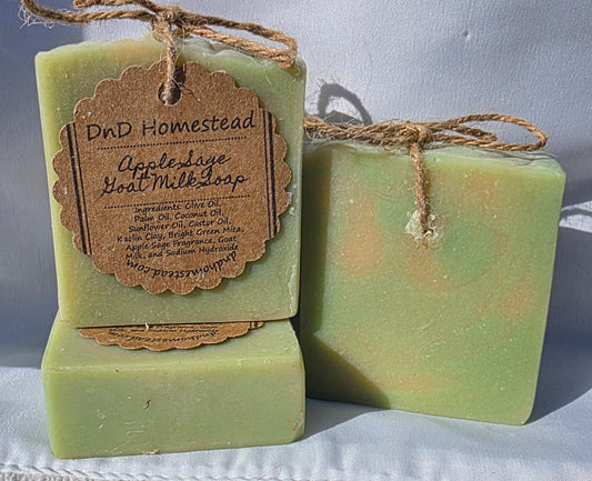 Apple Sage Goat Milk Soap