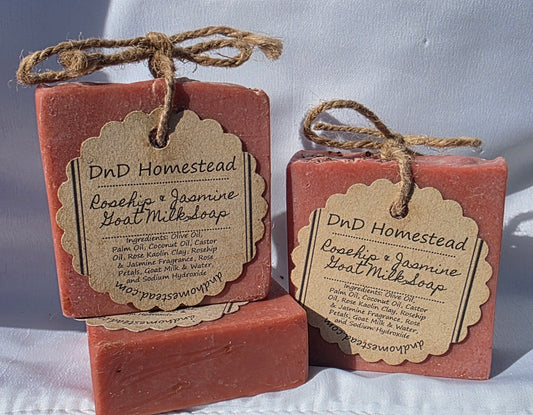 Rosehip & Jasmine Goat Milk Soap