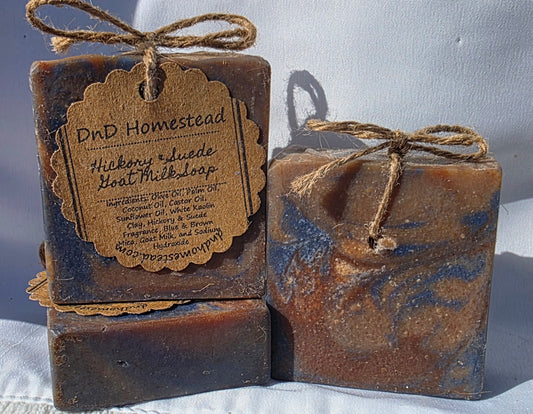 Hickory & Suede Goat Milk Soap