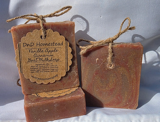 Vanilla Apple Cinnamon Goat Milk Soap