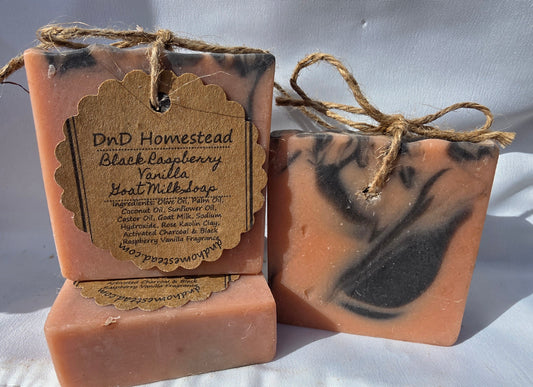 Black Raspberry Vanilla Goat Milk Soap