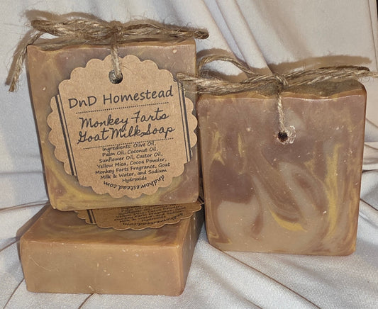 Monkey Farts Goat Milk Soap